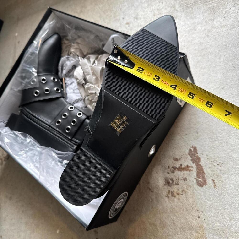 Demonia Warlock 55 winklepicker boots - Picture 7 of 7